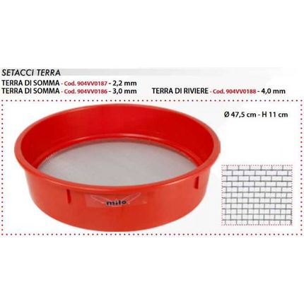 milo setaccio per scatola white