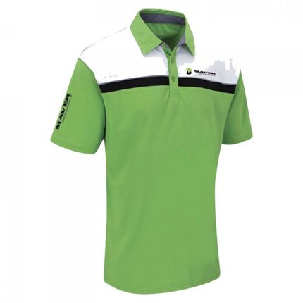 performance polo green size l