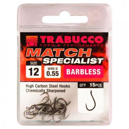 trabucco match specialist - barbless