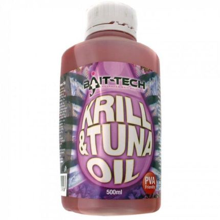 bait tech  oil krill & tuna 500ml