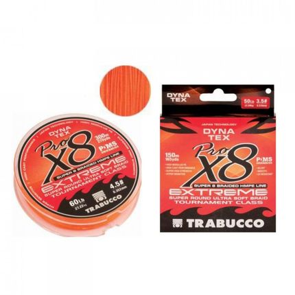 trabucco dyna-tex x8 pro extreme 0.12 mm  - 150 mt