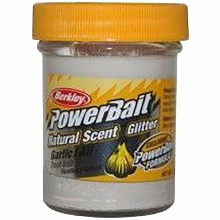 powerbait dough natural scent garlic - white