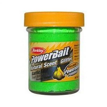 powerbait dough natural scent garlic - spring green