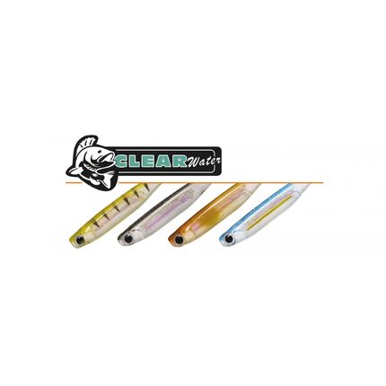 power minnow set shad tail  clear water