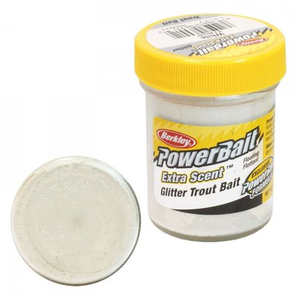 select glitter trout bait white