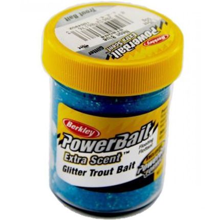 select glitter trout bait blue neon