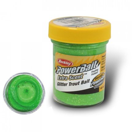 select glitter trout bait spring green