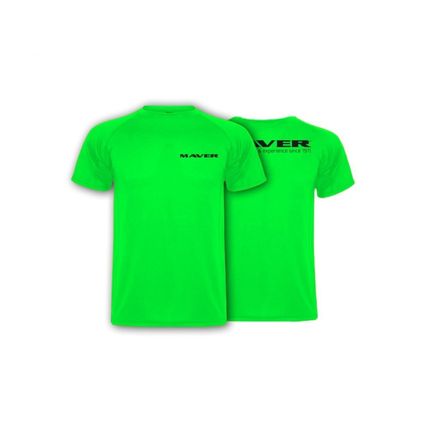 t-shirt endurance verde fluo