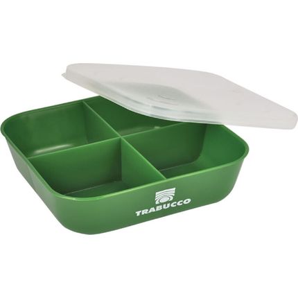 trabucco bait box 4 scomparti verde