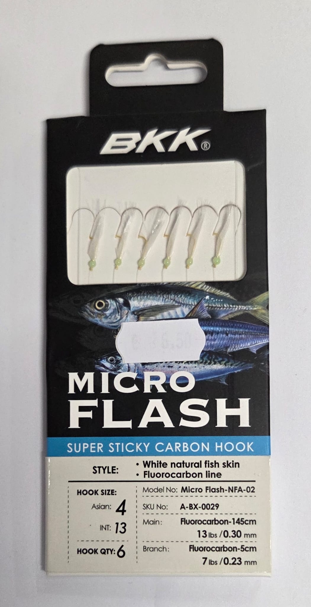 SABIKI MICRO FLASH WHITE NATURAL FISH SKIN 6 ami N.4 EU N.13
