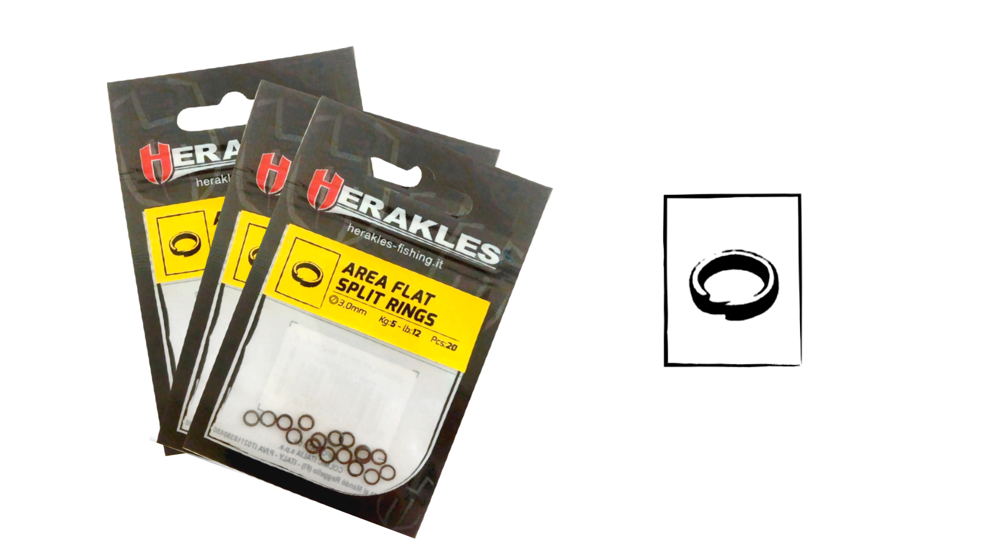 AREA FLAT SPLIT RING N. 2.5