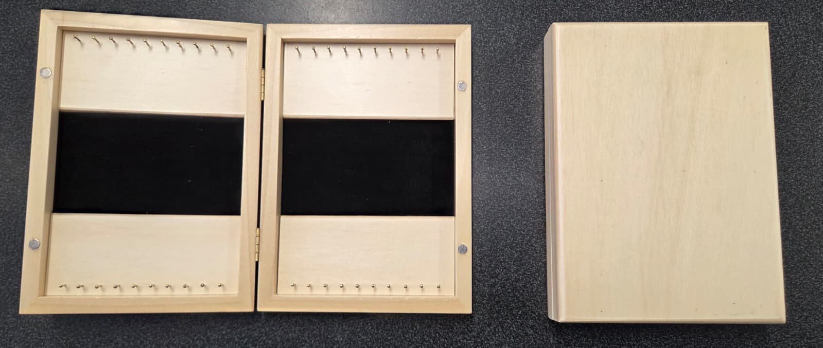 Hooklenght Box in legno 18 x 13 x 3.5 cm