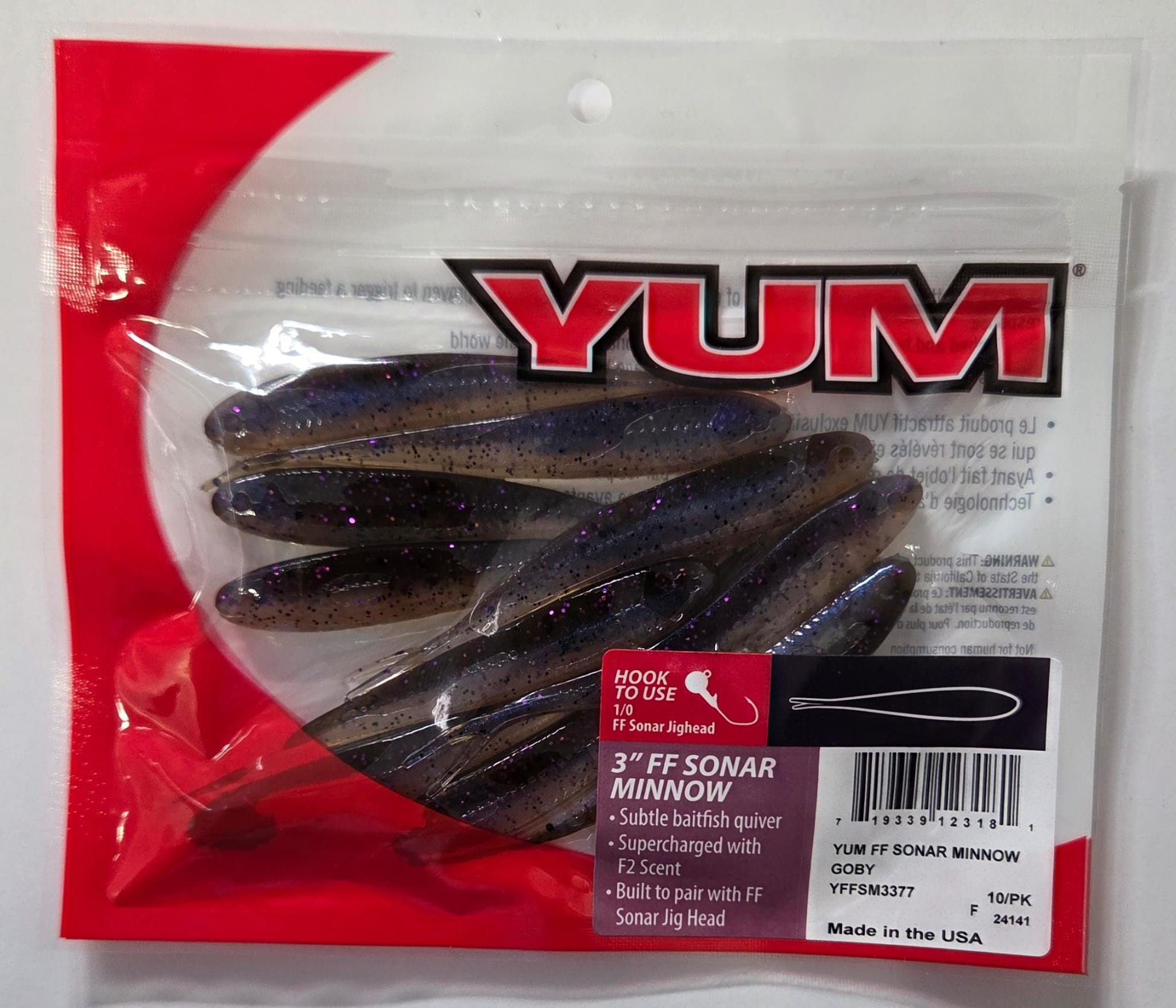 YUM FF SONAR MINNOW 3