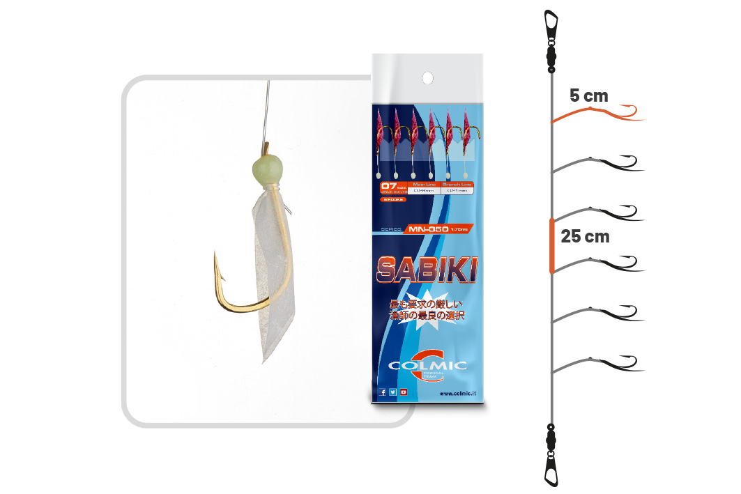 SABIKI: MN-050 N. 7 - 1,75mt (6 ami)
