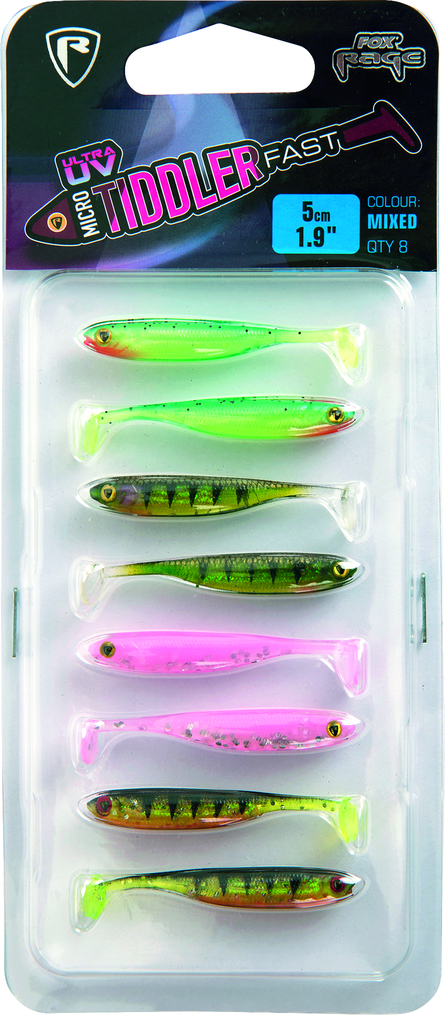 ULTRA UV Micro Tiddler Fast 5 cm MIXED COLOUR