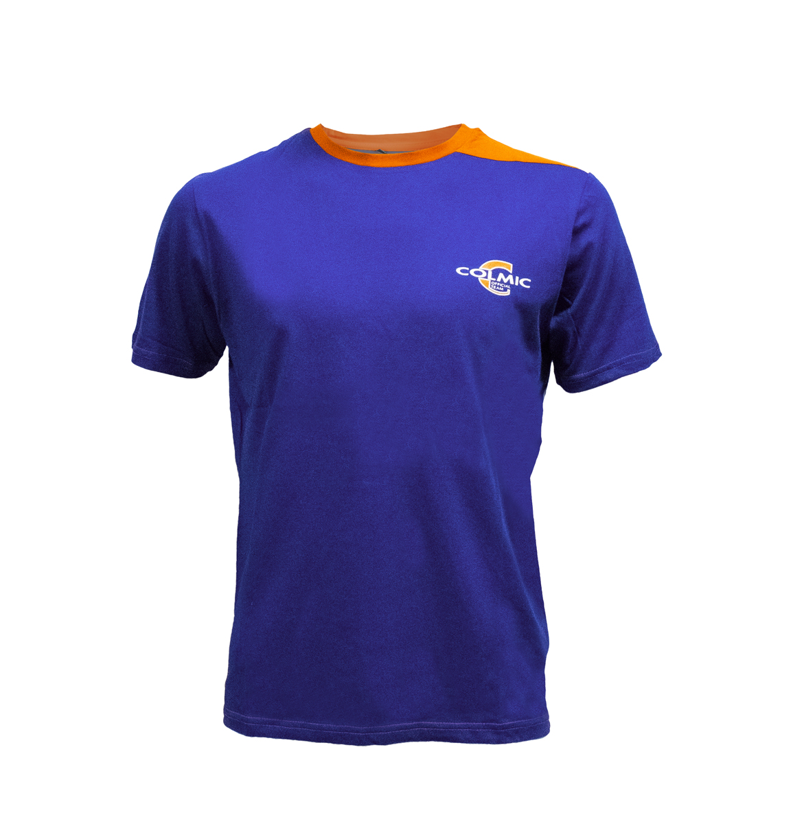 T-SHIRT BLUE ORANGE TG XS