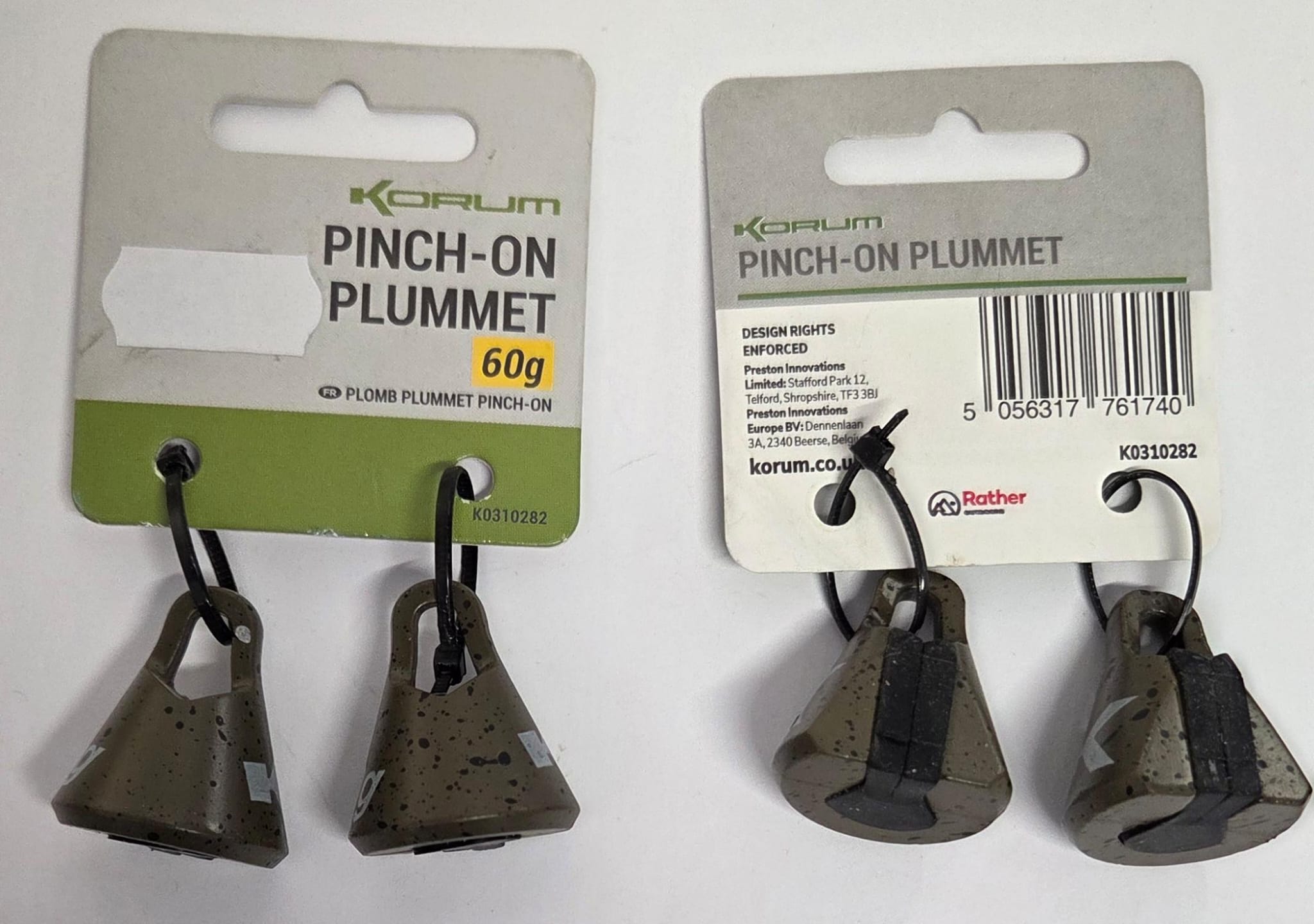 PINCH-ON PLUMMET