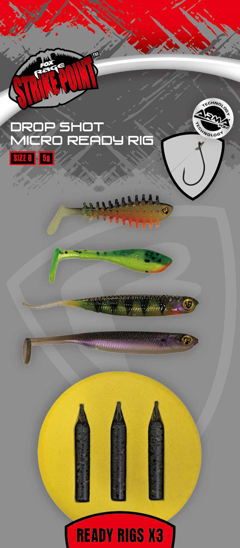 Drop Shot Micro Ready Rig Size 8